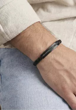 Pulsera LS2625-2/3 Lotus Style Hombre Negro Men Basic