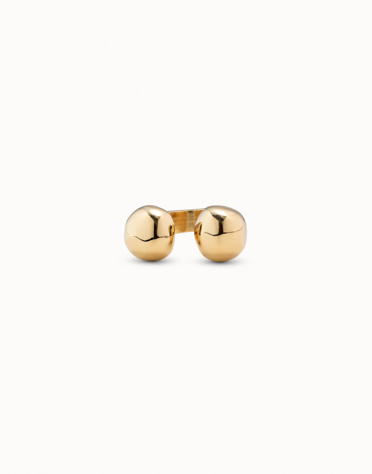 Anillo ANI0572 bolas bañado en oro de 18k TALLA XL