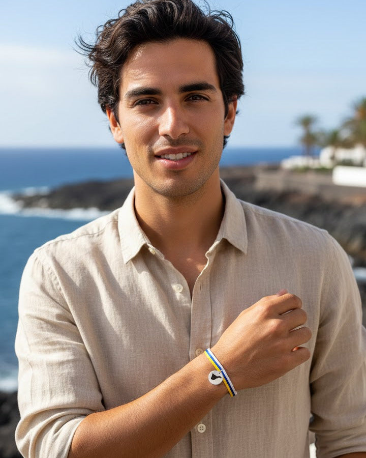 Pulsera Islas cinta Bandera Canaria