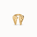 Anillo bañado en oro 18k con forma de alas TALLA 15