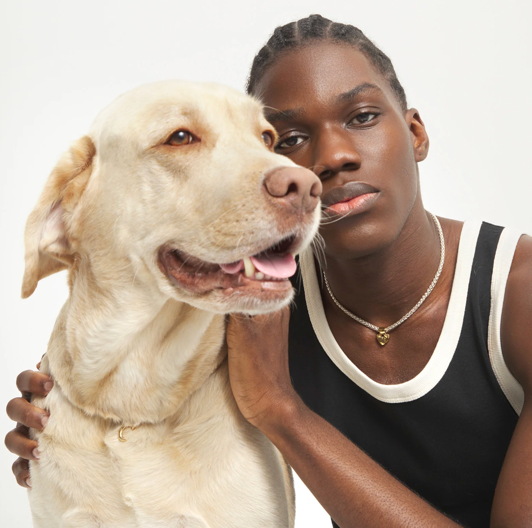 Collar bañado en oro 18k con detalle de corazón pequeño COL2074ORO