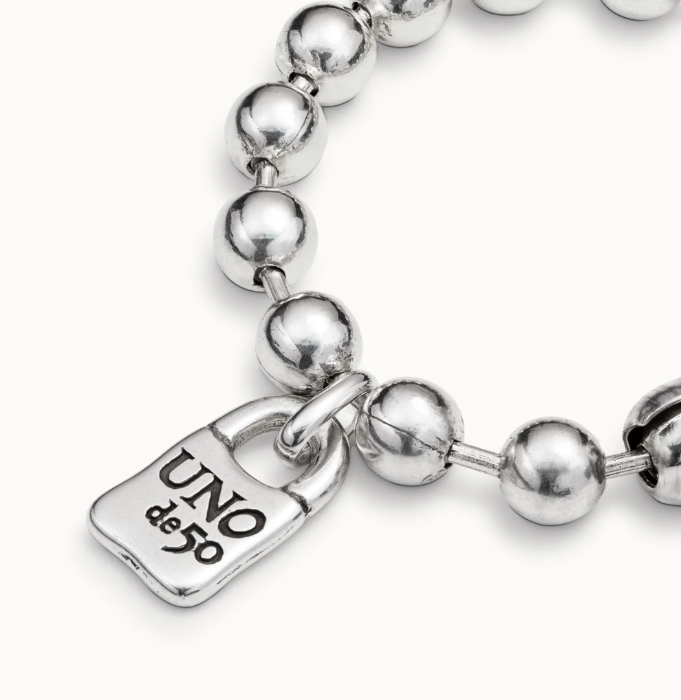 Pulsera bañada en plata de ley PUL1215MTL0000M