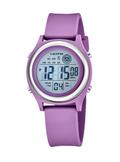 Reloj Calypso K6083/5 lila, mujer, sumergible 5 ATM, alarma-crono.