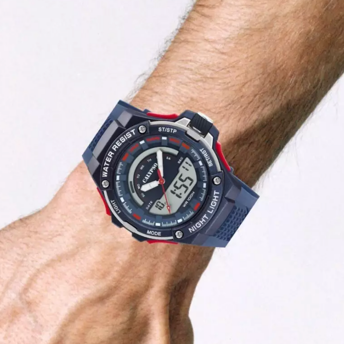 Reloj CALYPSO digital para hombre con correa de caucho K5768/3