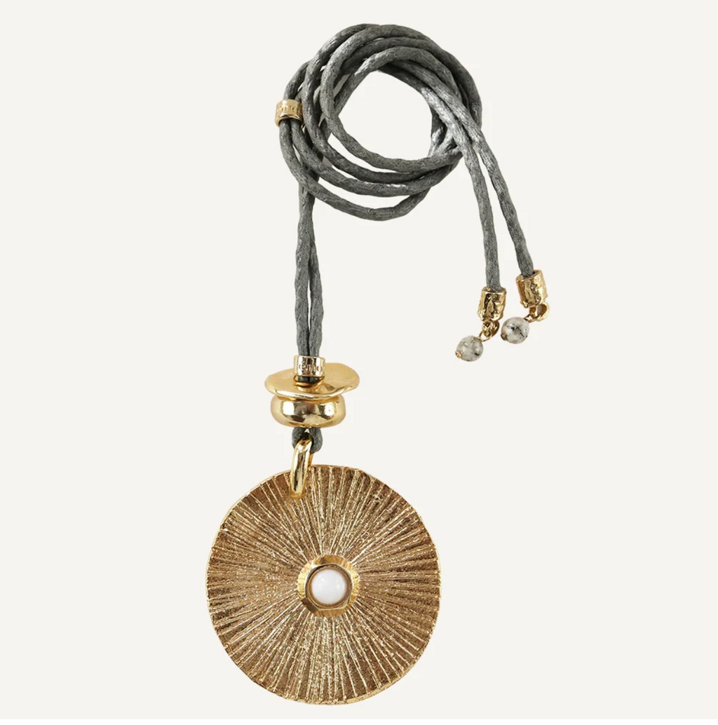 Collar Sonne Blanco LG Monsul Gris
