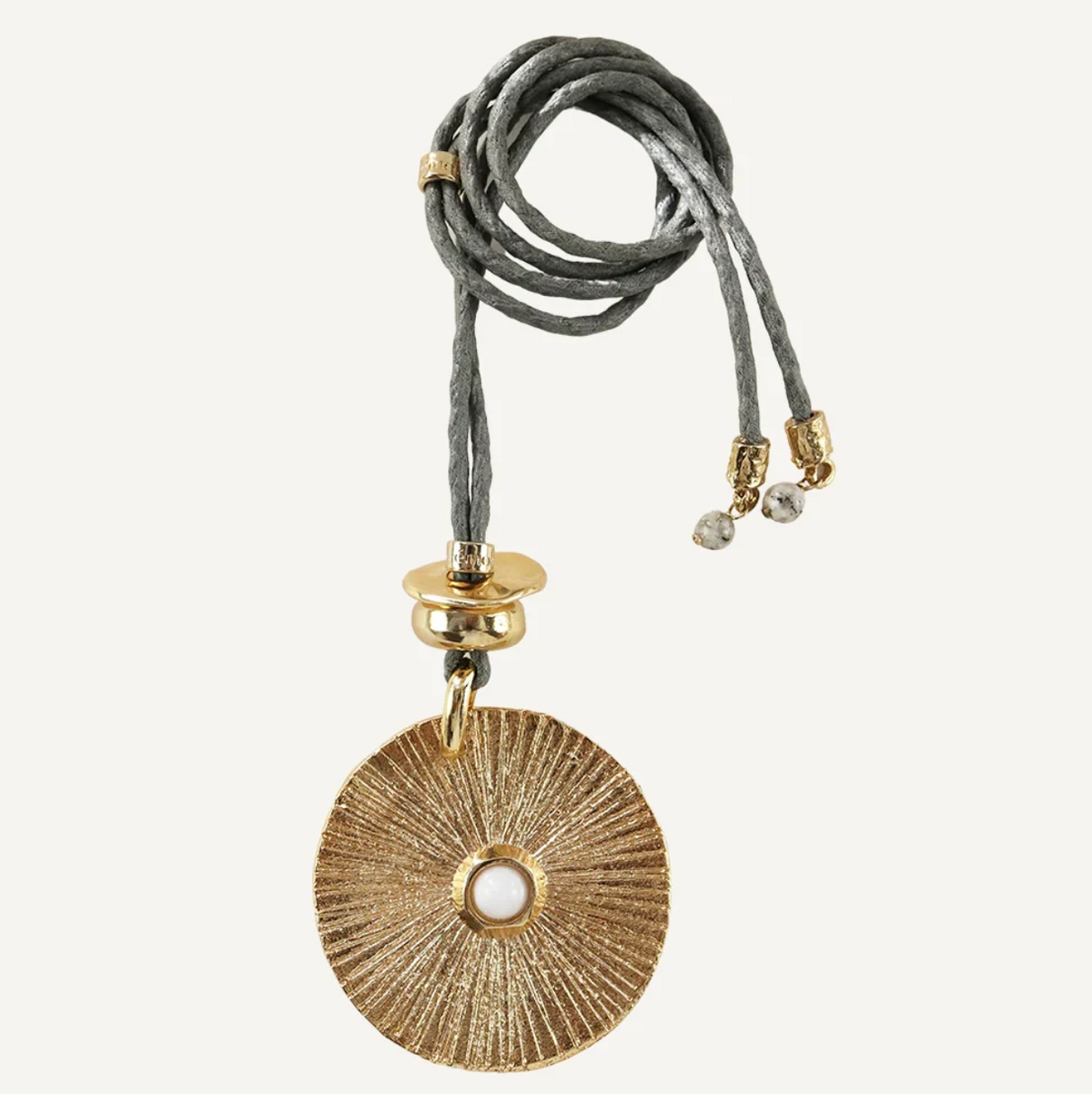 Collar Sonne Blanco LG Monsul Gris