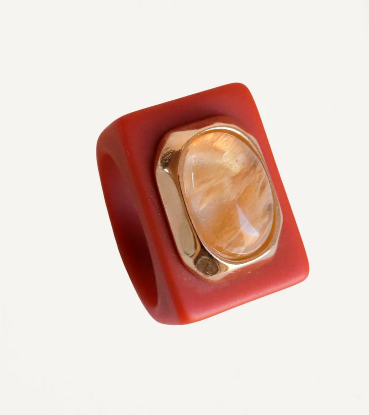 Anillo Teja N.242/18 Miel OVXXL