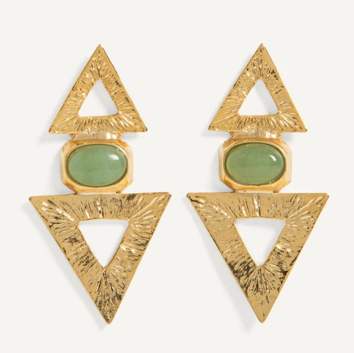 Pendientes Luvo Aventurina