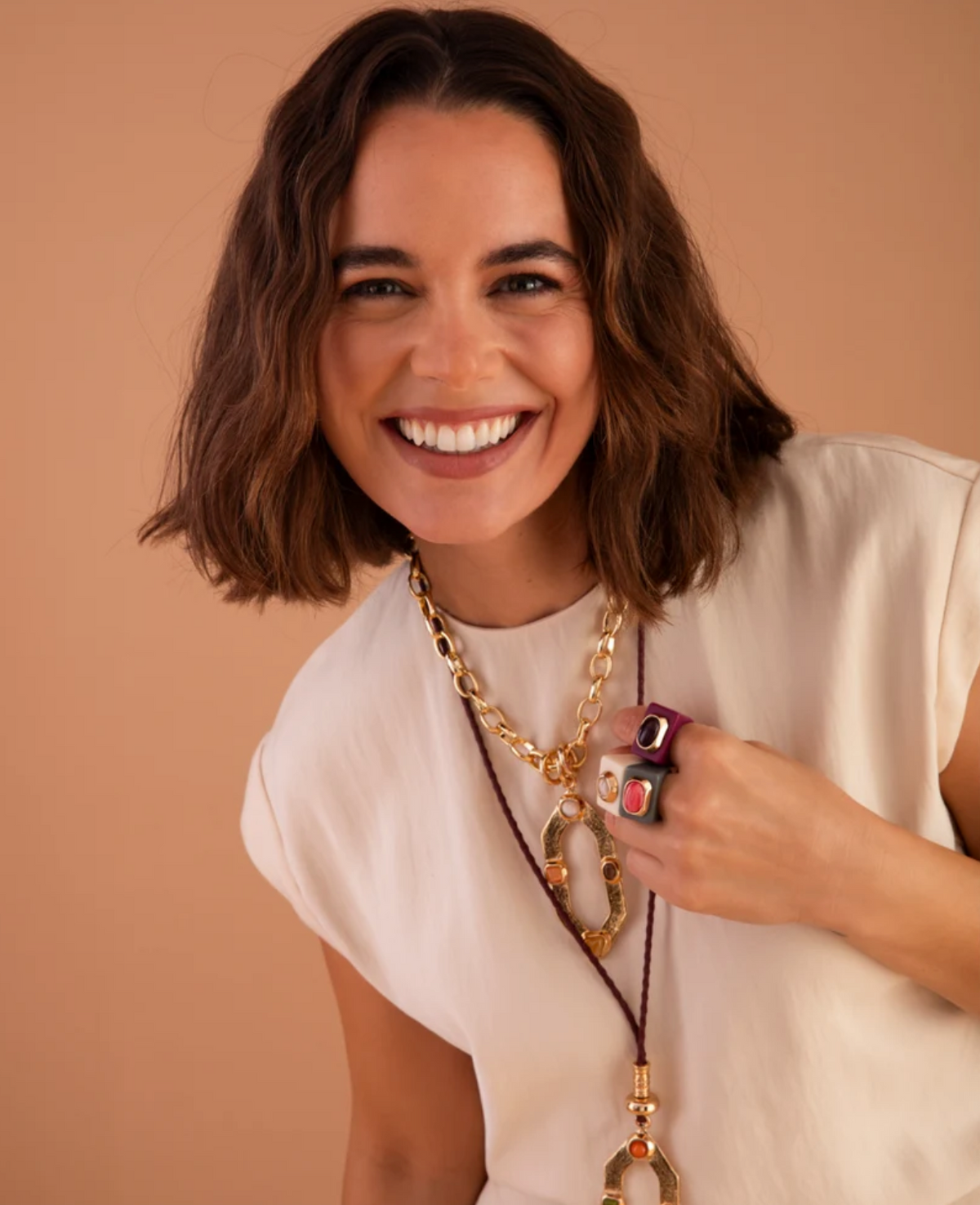 Collar Terrai Nar/Neg Cadena