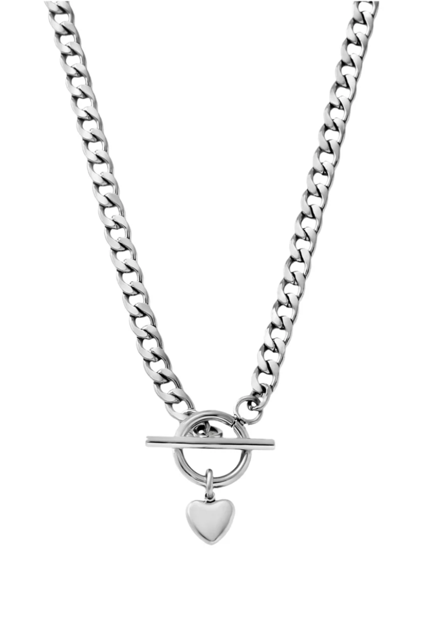 Collar LS2653-1/1 Lotus Style Plateado Mujer Urban Woman