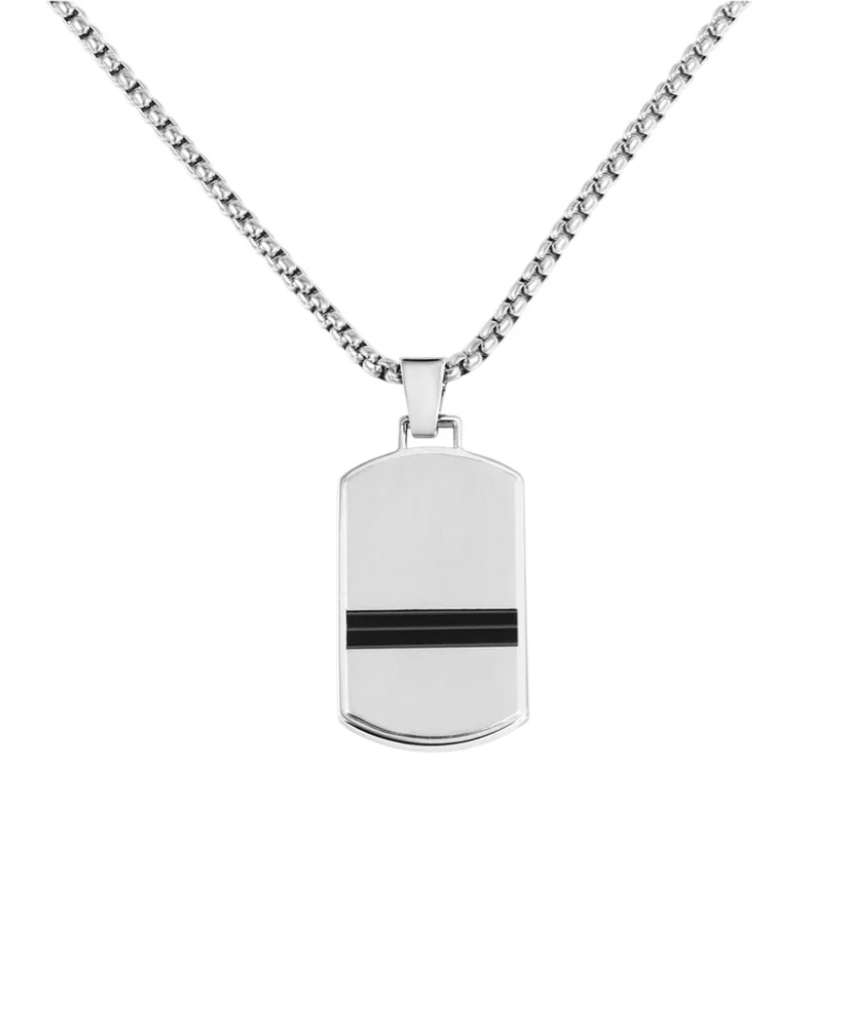 Collar LS2641/1/1 Lotus Style Plateado Hombre Men Basic