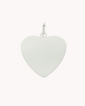 Colgante de plata de ley 925 estilo corazón para grabar.    52-6119