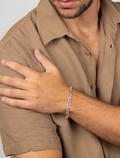Pulsera fígaro verona 6,5 mm de plata de ley 925 03-2044