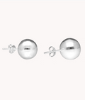 Pendientes de plata de ley 925 con bola de 12 mm 41-3007