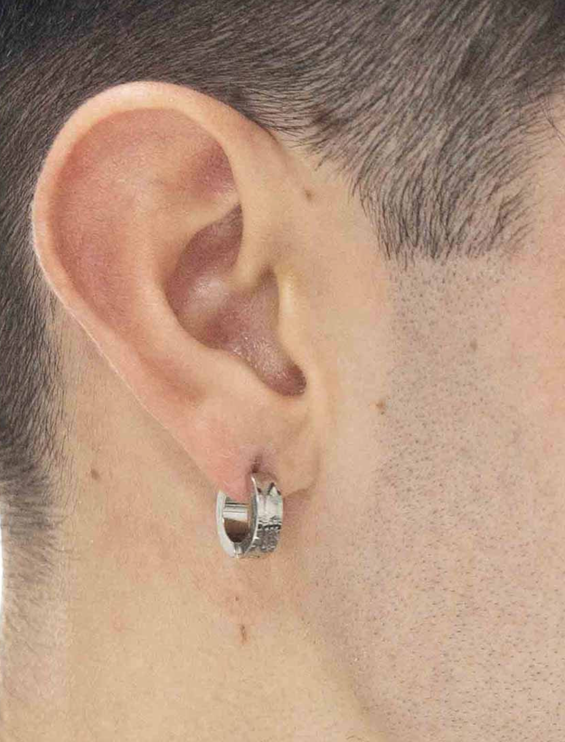 Pendientes de aro de acero inoxidable  14-3233