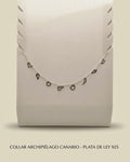 Collar 8 islas Canarias Plata de ley