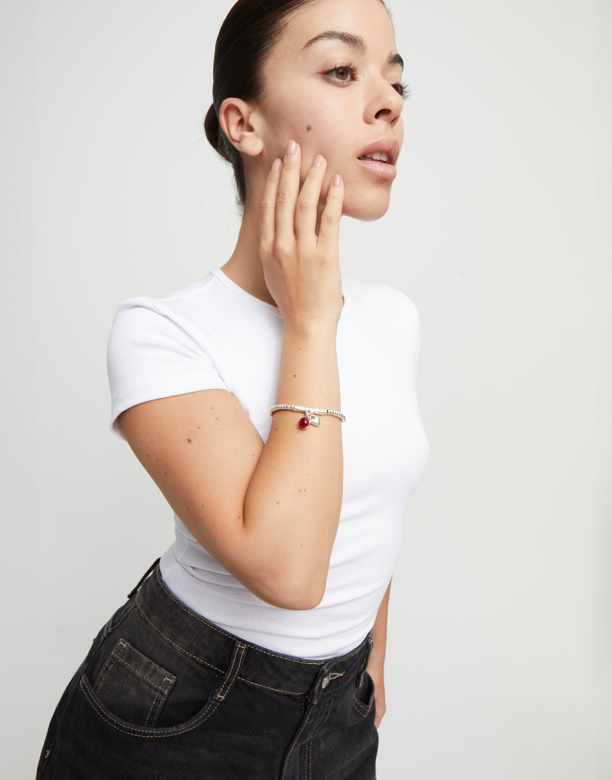 Pulsera Ser Fascinante PUL2533ROJMTL0M talla M