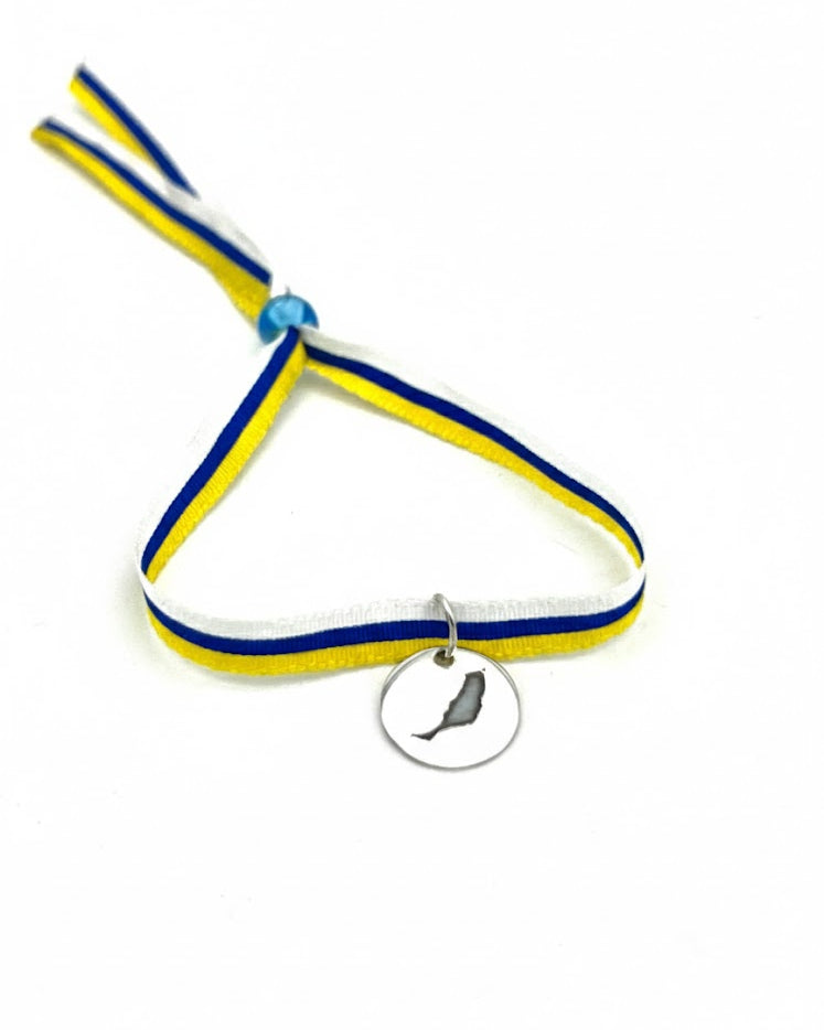 Pulsera Islas cinta Bandera Canaria