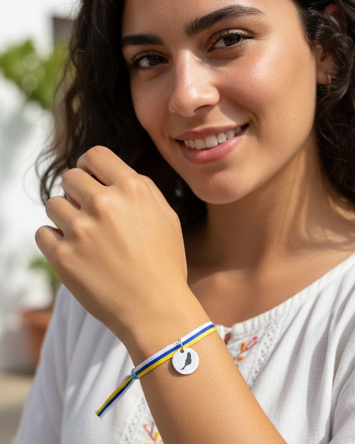 Pulsera Islas cinta Bandera Canaria