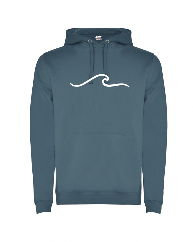 Sudadera Pipeline Azul tormenta con capucha