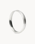 Anillo alianza líneal de plata de ley 925 - 43-4005