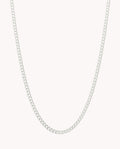 Cadena barbada milano 2 mm de plata de ley 925 de 45 cm 03-1279-45