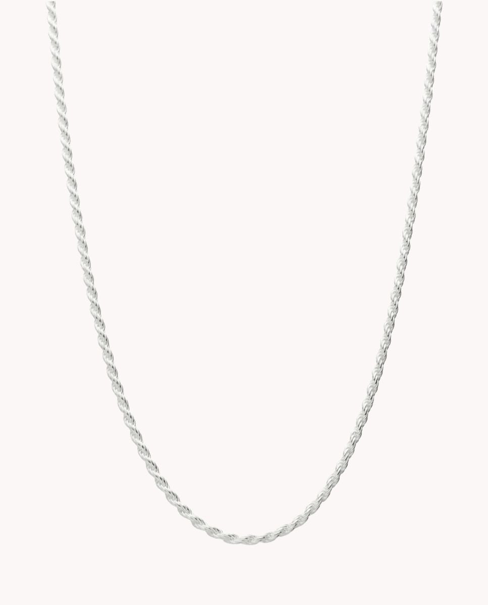 Cadena cordón palermo 1,5 mm de plata de ley 925 de 60 cm. 03-1173-60