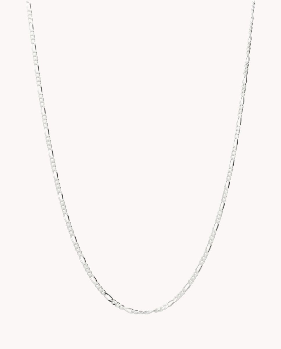 Cadena fígaro verona 1,4 mm de plata de ley 925 de 60 cm. 03-1196-60