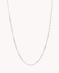 Cadena mantova de plata de ley 925 de 50 cm. 03-1258-50