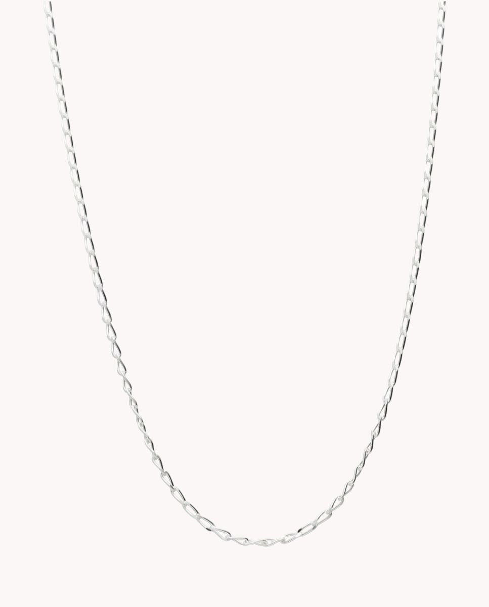 Cadena parma 1,5 mm de plata de ley 925 de 50 cm. 03-1250-50