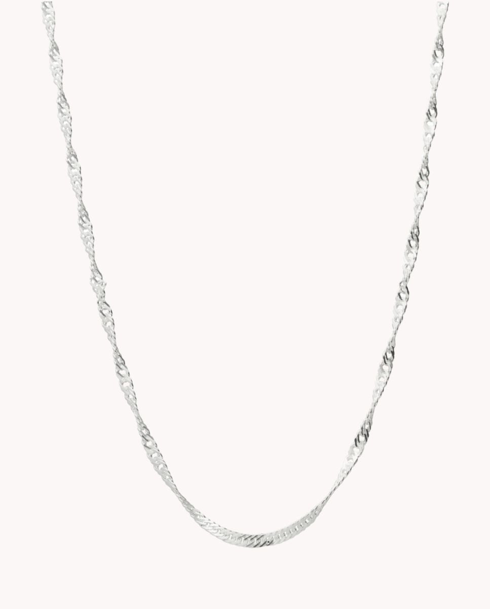 Cadena singapur siena 2 mm de plata de ley 925 de 40 cm. 03-1101-40