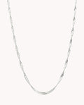 Cadena singapur siena 2 mm de plata de ley 925 de 60 cm. 03-1187-60