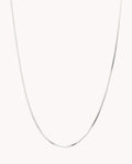 Cadena veneciana venezia 0,8 mm de plata de ley 925 de 40 cm