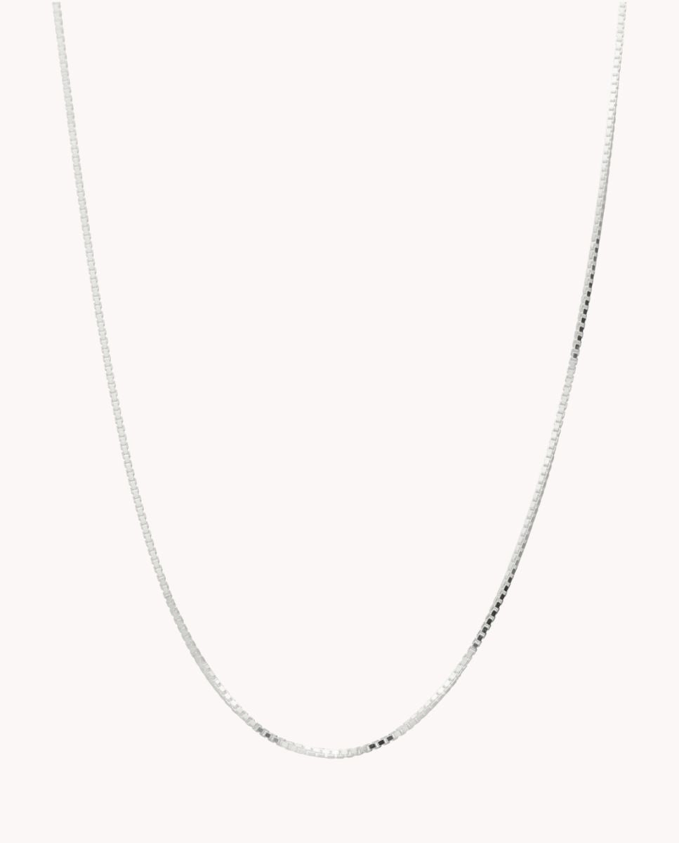 Cadena veneciana venezia 0,8 mm de plata de ley 925 de 45 cm  03-1113-45