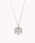 Colgante árbol de la vida promesa de plata de ley 925 bañada en rodio 15-6073