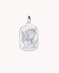 Colgante placa angelito oval 52-6075