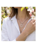 Collar Lotus Style con Colgante de Corazón de Contorno Abierto LS2730-1/1