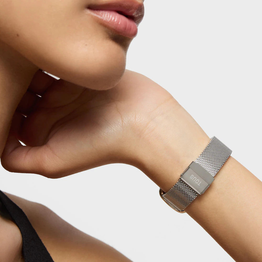 Reloj Tous analógico con esfera de nácar y brazalete de acero T-Band Club