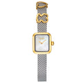 Reloj Tous analógico con brazalete de acero con motivo, acero dorado y esfera de nácar ICON TIME CHARMS