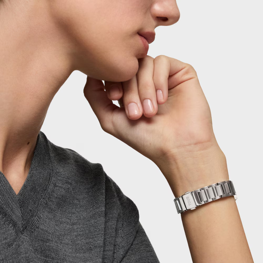 Reloj Tous digital con brazalete de acero D-BEAR MINI
