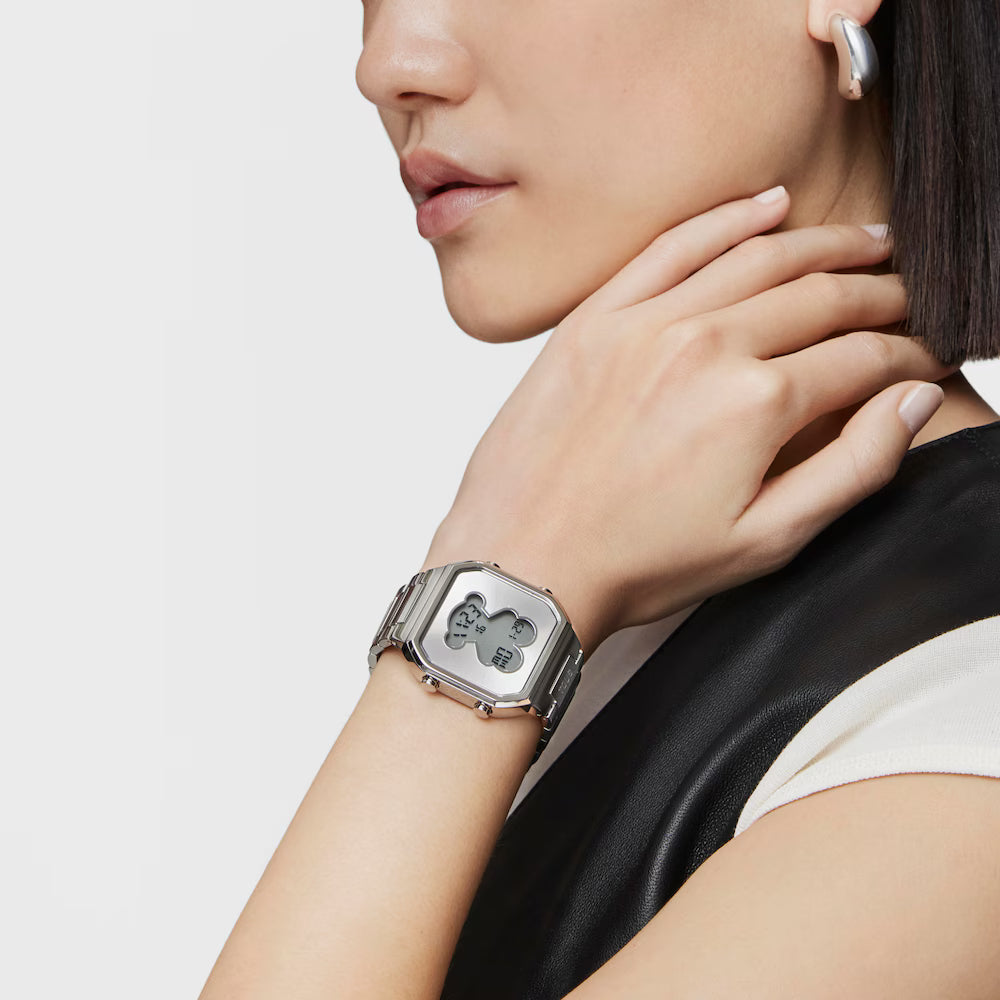 Reloj Tous digital con brazalete de acero SS D-BEAR