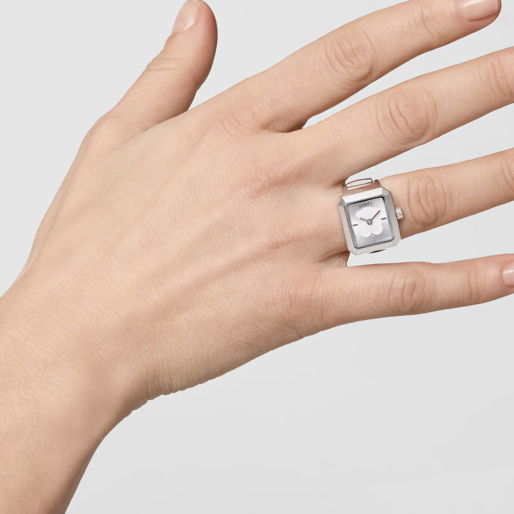 Anillo/Reloj analógico de acero KARAT 3000151812