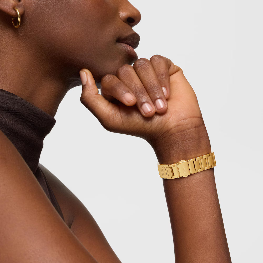 Reloj Tous digital con brazalete de acero dorado D-BEAR MINI