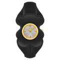 Reloj Tous analógico de acero dorado y policarbonato marrón ahumado T. M Bear Folks