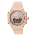 Reloj Tous analógico/digital de acero IPRG nude con brazalete de nylon rosa Bet