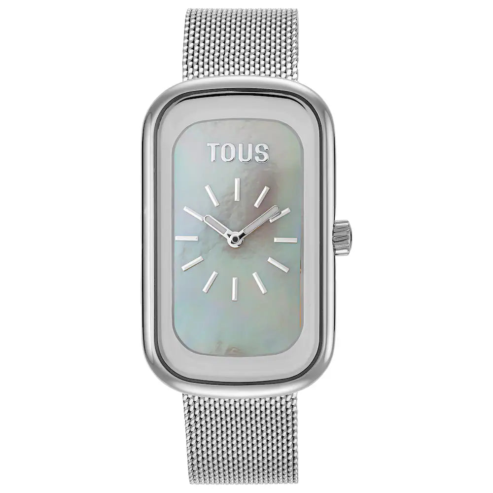 Reloj Tous analógico con esfera de nácar y brazalete de acero T-Band Club