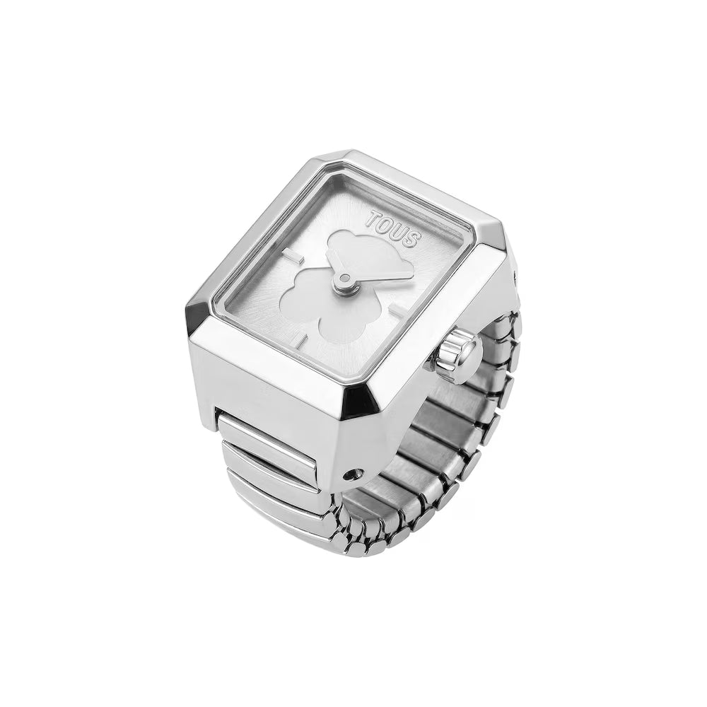Anillo/Reloj analógico de acero KARAT 3000151812