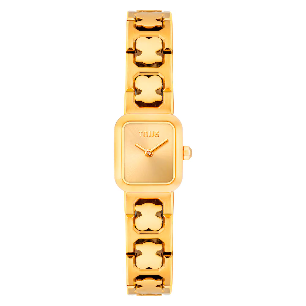 Reloj Tous analógico con brazalete de acero dorado Icon Time