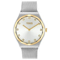 Reloj Tous analógico con brazalete de acero y acero dorado Karat Round Mesh