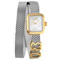 Reloj Tous analógico con brazalete de acero con motivo, acero dorado y esfera de nácar ICON TIME EMBRACED